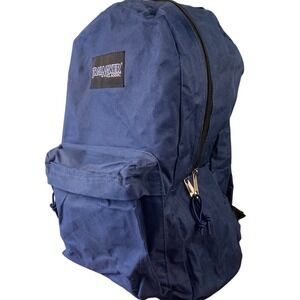 Trailmaker Classic Backpack Navy Blue School Travel Bag Mens Womens